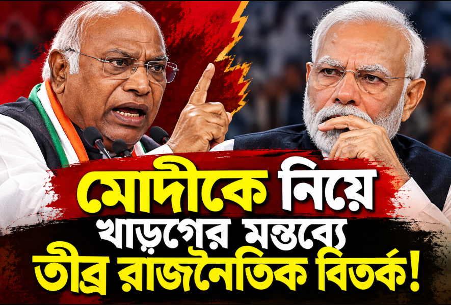 🔥 “মোদীর বাবাও চলে যাবেন!”—খাড়্গের মন্তব্যে রাজনৈতিক মহলে তীব্র বিতর্ক